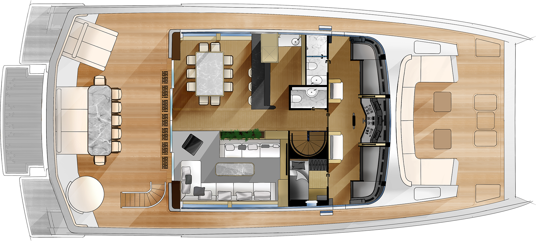 Upper Deck Layout
